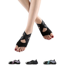 Non Slip Yoga Socks With Grip, Toeless Anti-skid Pilates, Barre, Ballet, Bikram Workout Socks Shoes With Grips