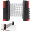 (Black) Retractable Table Tennis Net Adjustable Length 2