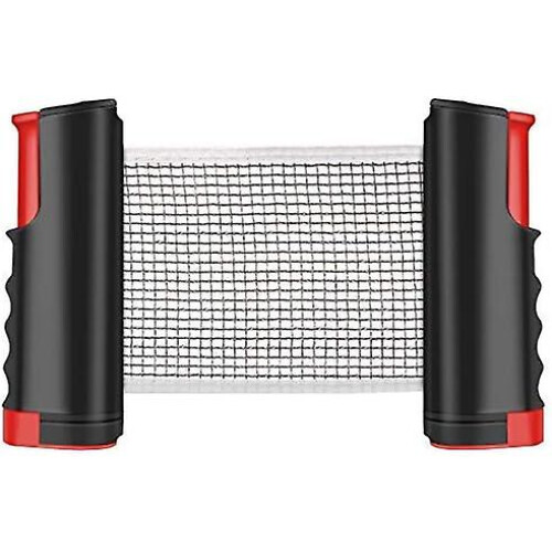 (Black) Retractable Table Tennis Net Adjustable Length