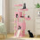 (Pink) 158cm Cat Tree Multi Level Cat Scratching Post Kitten Scratching Post Climbing Activity Centre 5