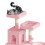 (Pink) 158cm Cat Tree Multi Level Cat Scratching Post Kitten Scratching Post Climbing Activity Centre 9
