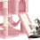(Pink) 158cm Cat Tree Multi Level Cat Scratching Post Kitten Scratching Post Climbing Activity Centre 11