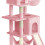 (Pink) 158cm Cat Tree Multi Level Cat Scratching Post Kitten Scratching Post Climbing Activity Centre 12