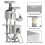 Christmas gift 158cm Cat Tree Multi Level Cat Scratching Post Kitten Scratching Post Climbing Activity Centre 7