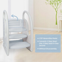 (3 Tier ) Toddler Step Stool for Bathroom Sink