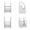 (3 Tier	) Toddler Step Stool for Bathroom Sink 8