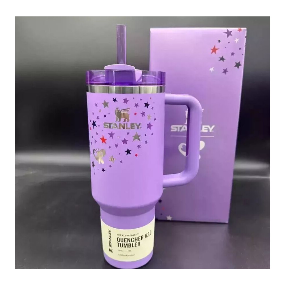 Olivia Rodrigo Stanley 40oz Quencher Cup Purple With Stars