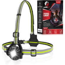 LUMEFIT Run Light Running Lights Chest LED Lamp 90° Adjustable Beam Angle 500 Lumen 360 Degree Reflective Band USB Rechargeable Front Body Torch
