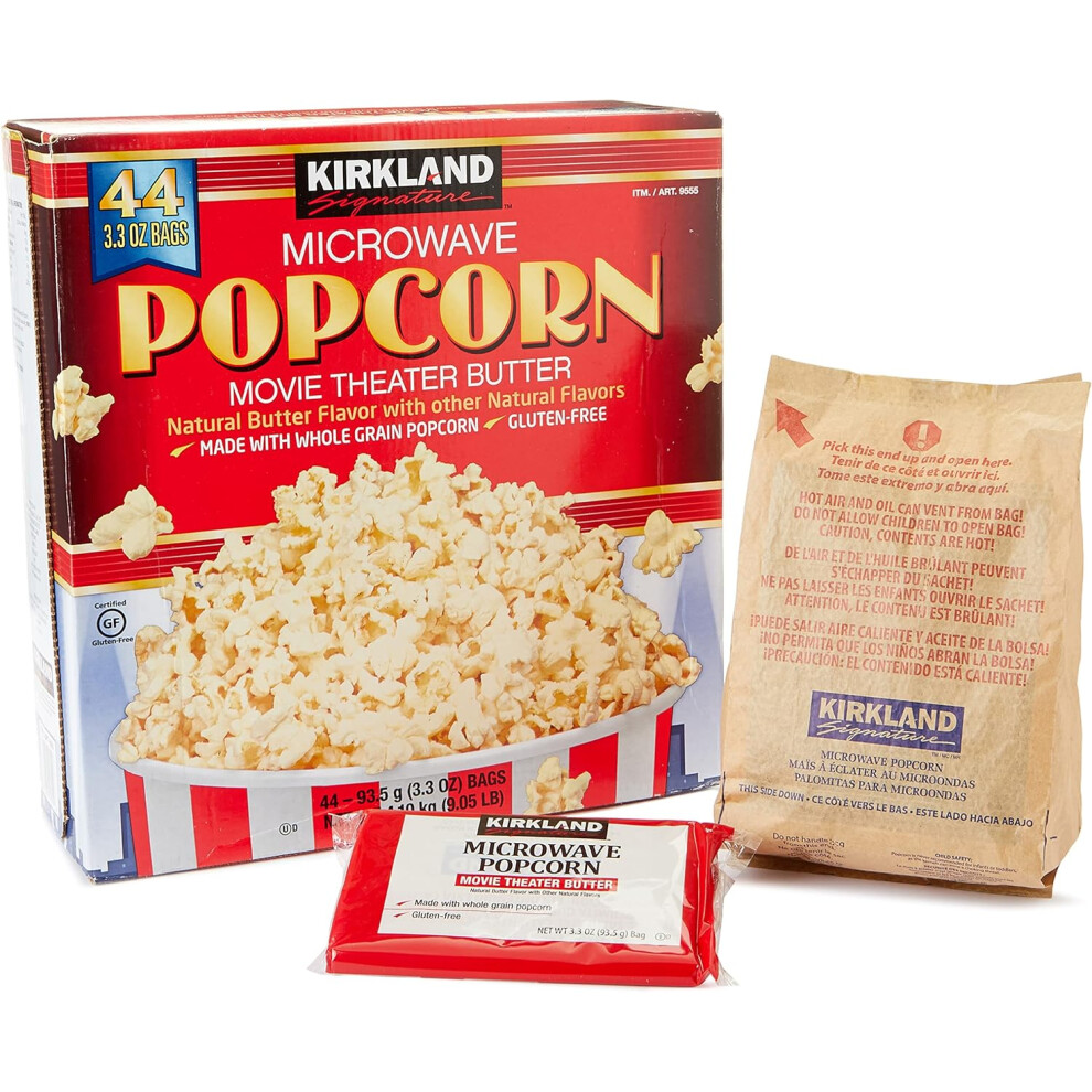 Kirkland Signature Microwave Popcorn 44 Pack Box