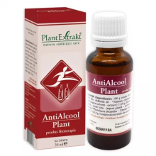 AntiAlcool Plant 30 ml - Reduce dorința de alcool, extract vegetal ecologic, EcoInspect Ro-008, cod 5944739122167