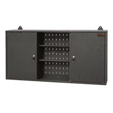 Tool Wall Cabinet Large Wall Mount Hanging Tool Box Garage Storage Cupboard Metal Chest Cabinet