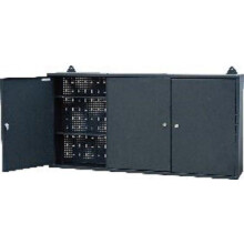 Tool Wall Cabinet 3 Door Large Wall Mount Hanging Tool Box Garage Storage Metal Cabinet