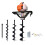 Petrol Earth Auger Post Hole Borer Ground Drill with 3 Bits, 4, 6, 8" 1