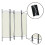 (Black) Folding Room Divider Paravent Wall Partition Privacy Screen Separator 5