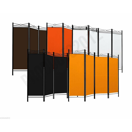 (Cream) Folding Room Divider Paravent Wall Partition Privacy Screen Separator 1