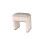 (Pink Dressing Stool) Pink Mirrored Dressing Console Table Mirror Stool 1