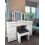 (White Dressing Stool) White Mirrored Dressing Table Mirror Dressing Table 2