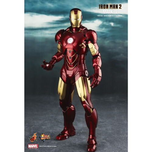 Hot Toys Figur Hot Toys MMS123 - Marvel Comics - Iron Man 2 - Iron Man Mark 4 1.0 2