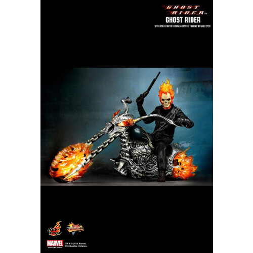 Hot Toys Figur Hot Toys MMS133 - Marvel Comics - Ghost Rider - Ghost Rider With Hellcycle 1