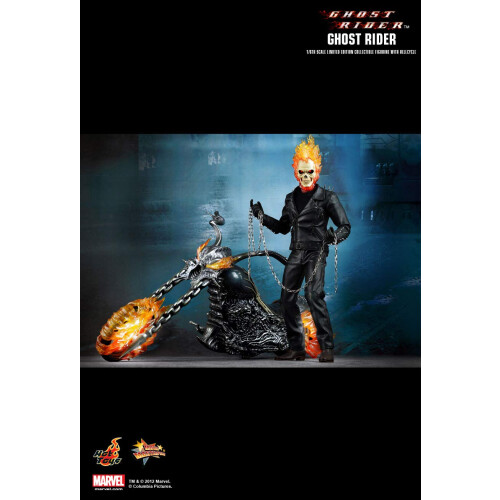 Hot Toys Figur Hot Toys MMS133 - Marvel Comics - Ghost Rider - Ghost Rider With Hellcycle 2