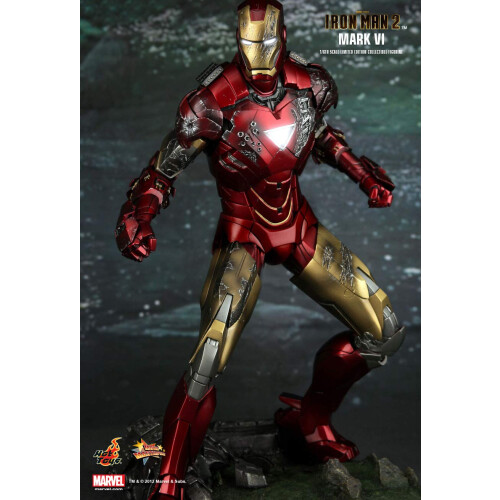 Hot Toys Figur Hot Toys MMS132 - Marvel Comics - Iron Man 2 - Iron Man Mark 6 2