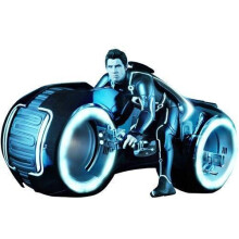 Figuren Hot Toys MMS142 - Tron : Legacy - Sam Flynn With Light Cycle