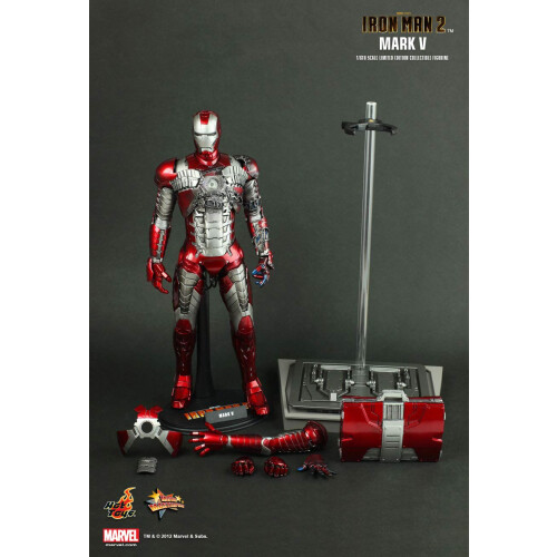 Hot Toys Figur Hot Toys MMS145 - Marvel Comics - Iron Man 2 - Iron Man Mark 5 1