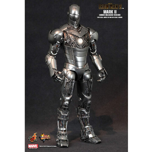 Hot Toys Figur Hot Toys MMS150 - Marvel Comics - Iron Man 2 - Iron Man Armor Unleashed Version Mark 2 2