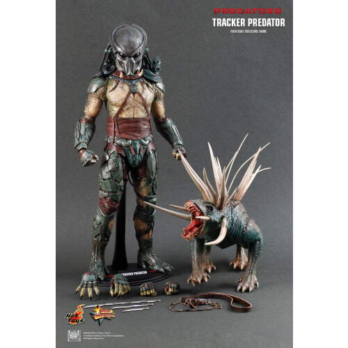 Hot Toys Figur Hot Toys MMS147 - Predators -Tracker Predator With Hound 1