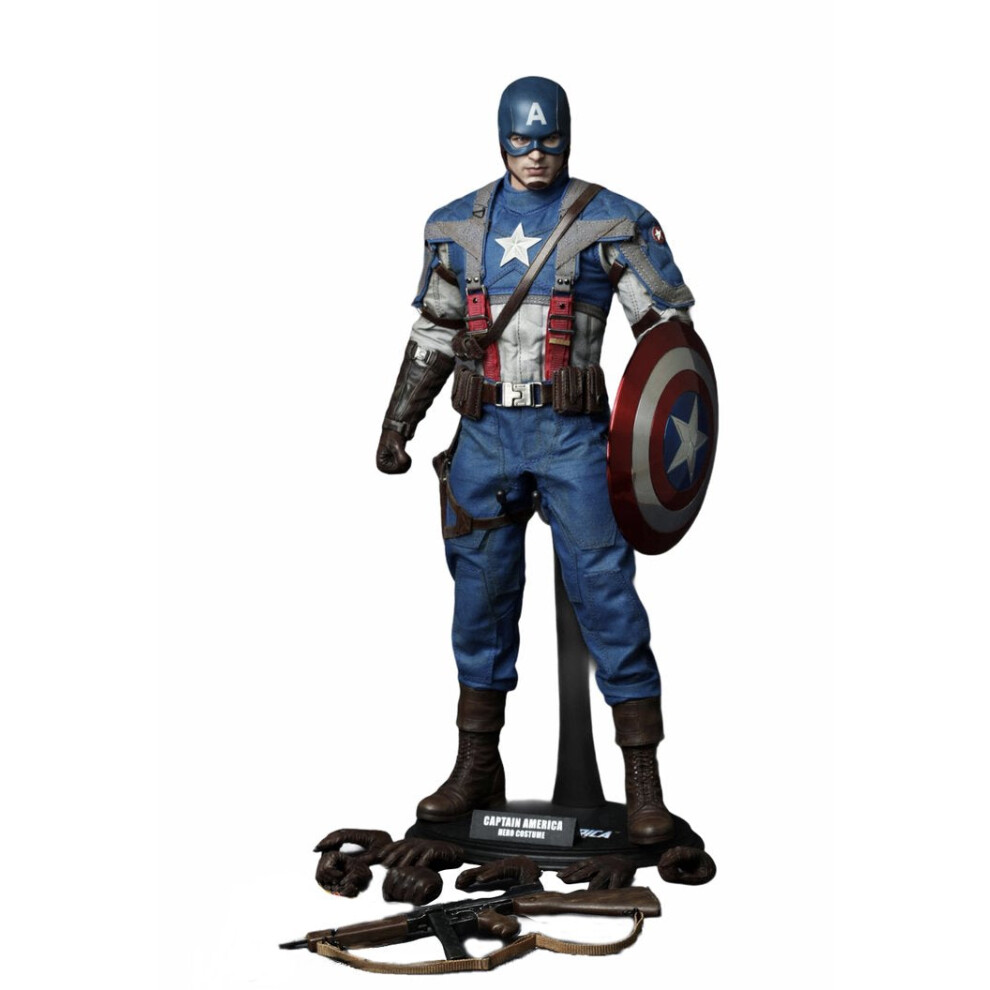 Hot Toys Figure Mms156 - Marvel Comics - Captain America : The First Avenger - Captain America