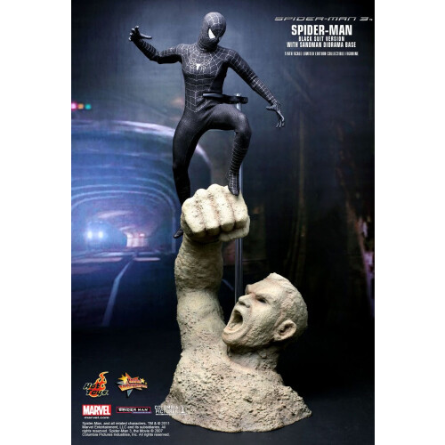 Hot Toys Figur Hot Toys MMS165 - Marvel Comics - Spider-Man 3 - Spider-Man Black Suit Version 2