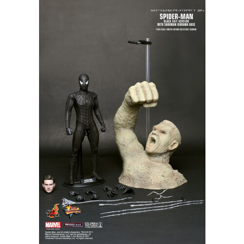 Hot Toys Figur Hot Toys MMS165 - Marvel Comics - Spider-Man 3 - Spider-Man Black Suit Version 1