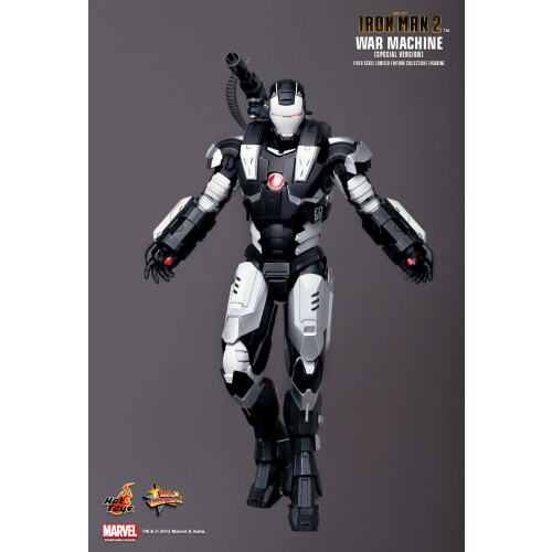 Hot Toys Figur Hot Toys MMS166 - Marvel Comics - Iron Man 2 - War Machine Special Version 2