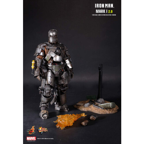 Hot Toys Figur Hot Toys MMS168 - Marvel Comics - Iron Man - Iron Man Mark 1 2.0 1