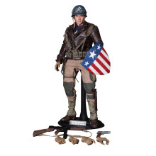 Figur Hot Toys MMS180 - Marvel Comics - Captain America : The First Avenger - Captain America Rescue Uniform Version