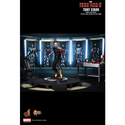 Hot Toys Figur Hot Toys MMS191 - Marvel Comics - Iron Man 3 - Tony Stark Armor Testing Version 2