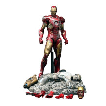 Figur Hot Toys MMS196 - Marvel Comics - The Avengers - Iron Man Battle Damaged Version Mark 7