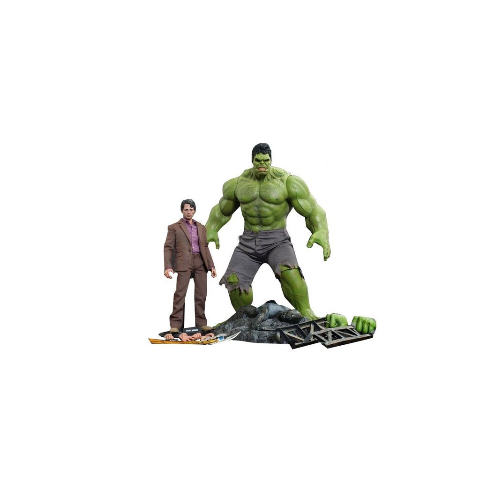 Hot Toys Figure Mms230 - Marvel Comics - The Avengers - Bruce Banner And Hulk