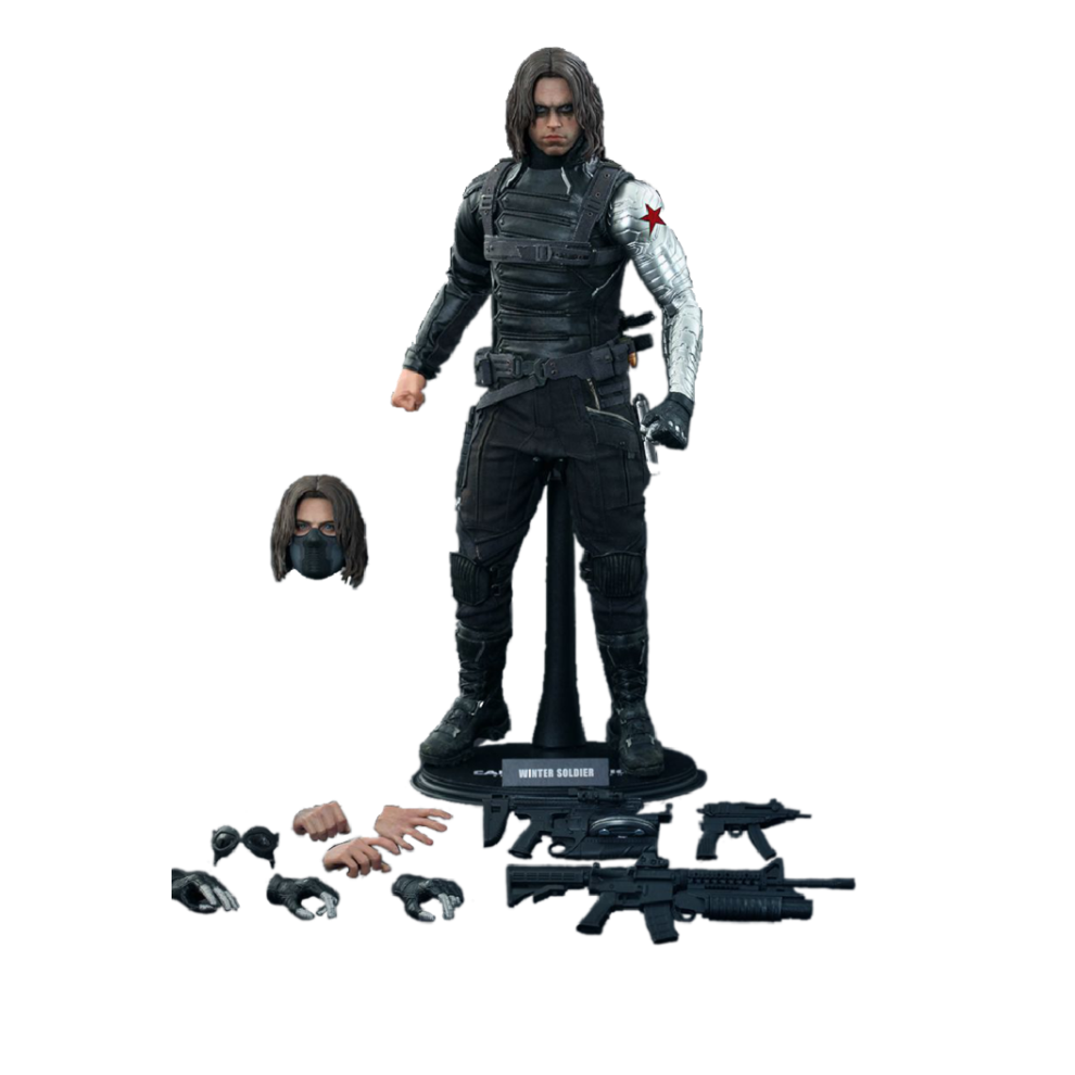 Hot Toys Figure Mms241 - Marvel Comics - Captain America : The Winter Soldier - Winter Soldier