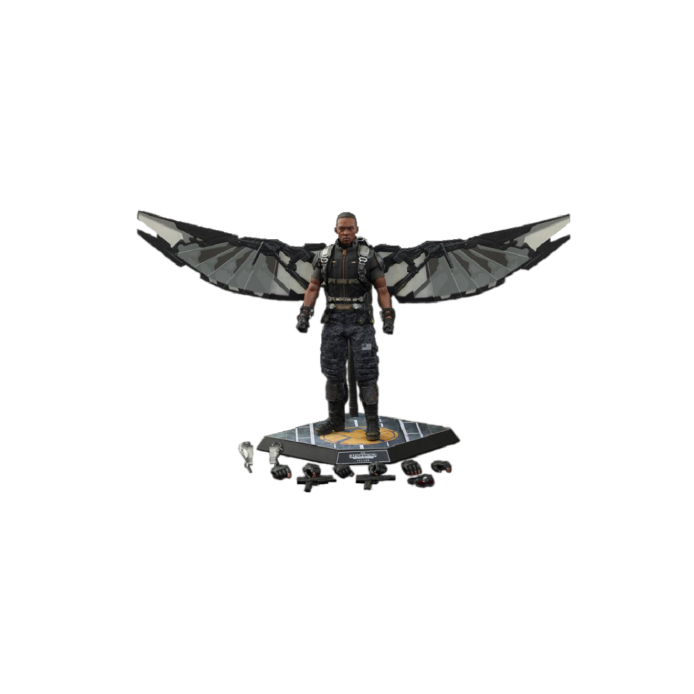 Hot Toys Figure Mms245 - Marvel Comics - Captain America : The Winter Soldier - Falcon
