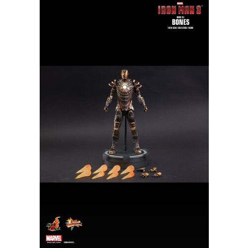 Hot Toys Figur Hot Toys MMS251 - Marvel Comics - Iron Man 3 - Iron Man Bones Mark 1