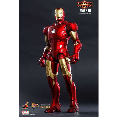Hot Toys Figur Hot Toys MMS256D07 - Marvel Comics - Iron Man - Iron Man Mark 3 Standard Version 2
