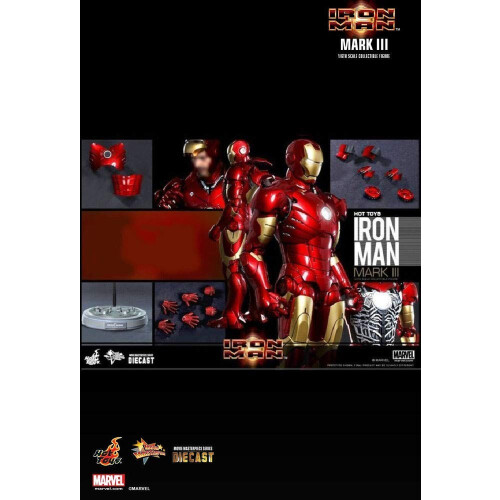 Hot Toys Figur Hot Toys MMS256D07 - Marvel Comics - Iron Man - Iron Man Mark 3 Standard Version 1