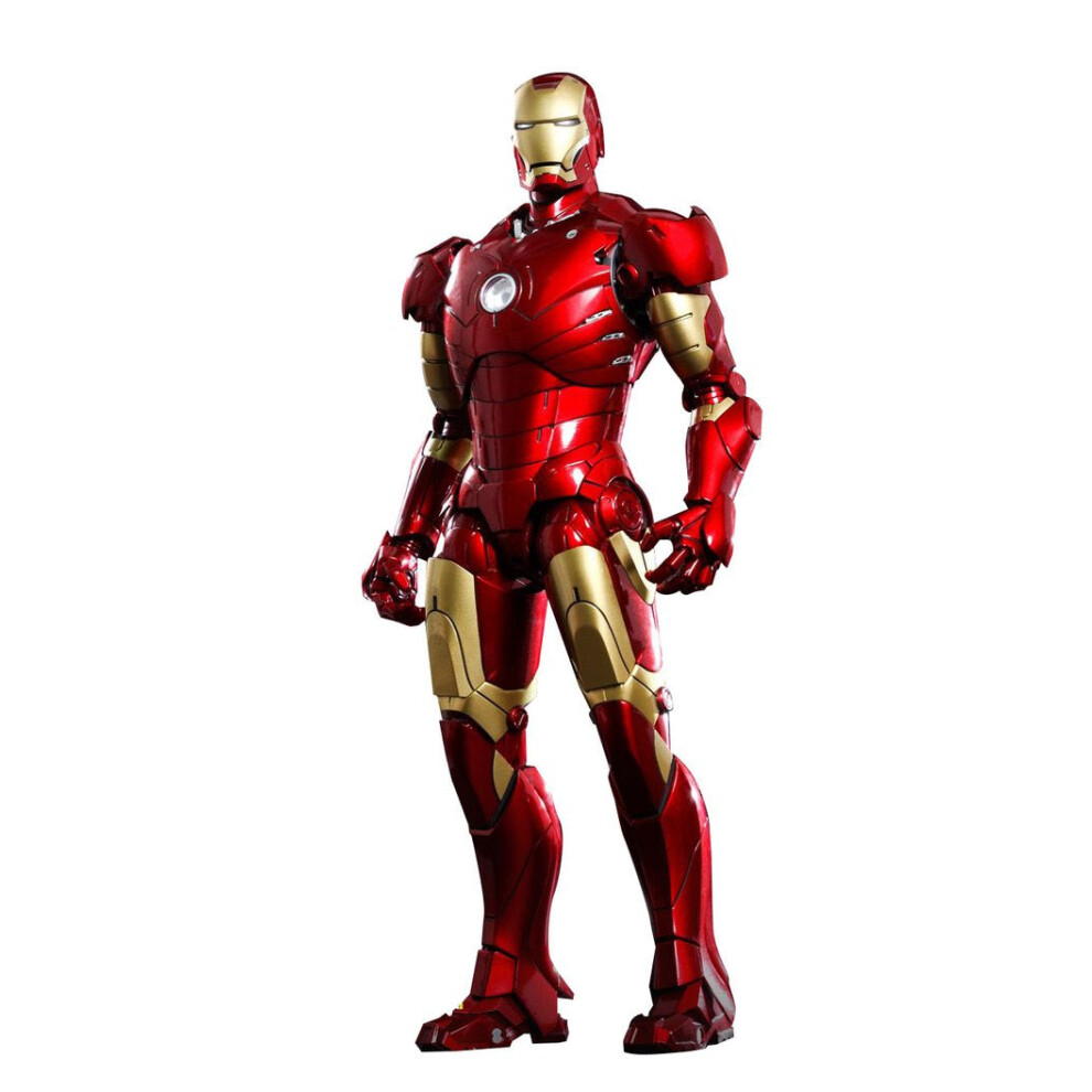 Hot Toys Figure Mms256d07 - Marvel Comics - Iron Man - Iron Man Mark 3 Deluxe Version