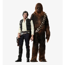 Figuren Hot Toys MMS263 - Star Wars 4 : A New Hope - Han Solo & Chewbacca