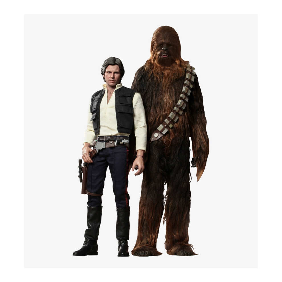 Hot Toys Figure Mms263 - Star Wars 4 : A New Hope - Han Solo & Chewbacca