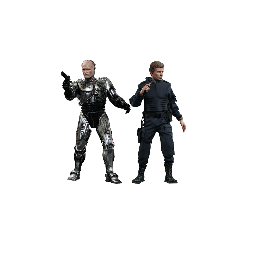 Hot Toys Figure Mms266 - Robocop - Robocop Battle Damaged Version & Alex Murphy