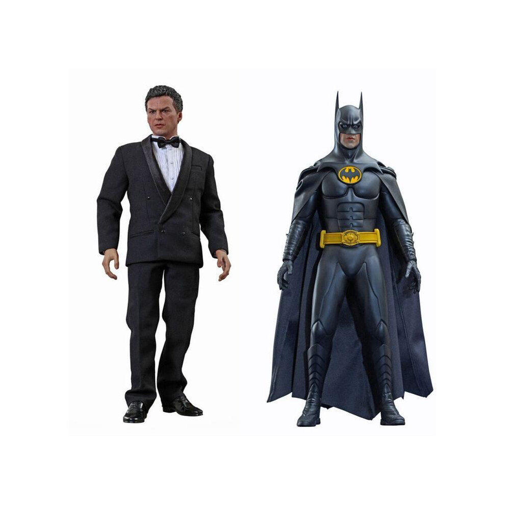 Hot Toys Figure Mms294 - Dc Comics - Batman Returns - Batman And Bruce Wayne