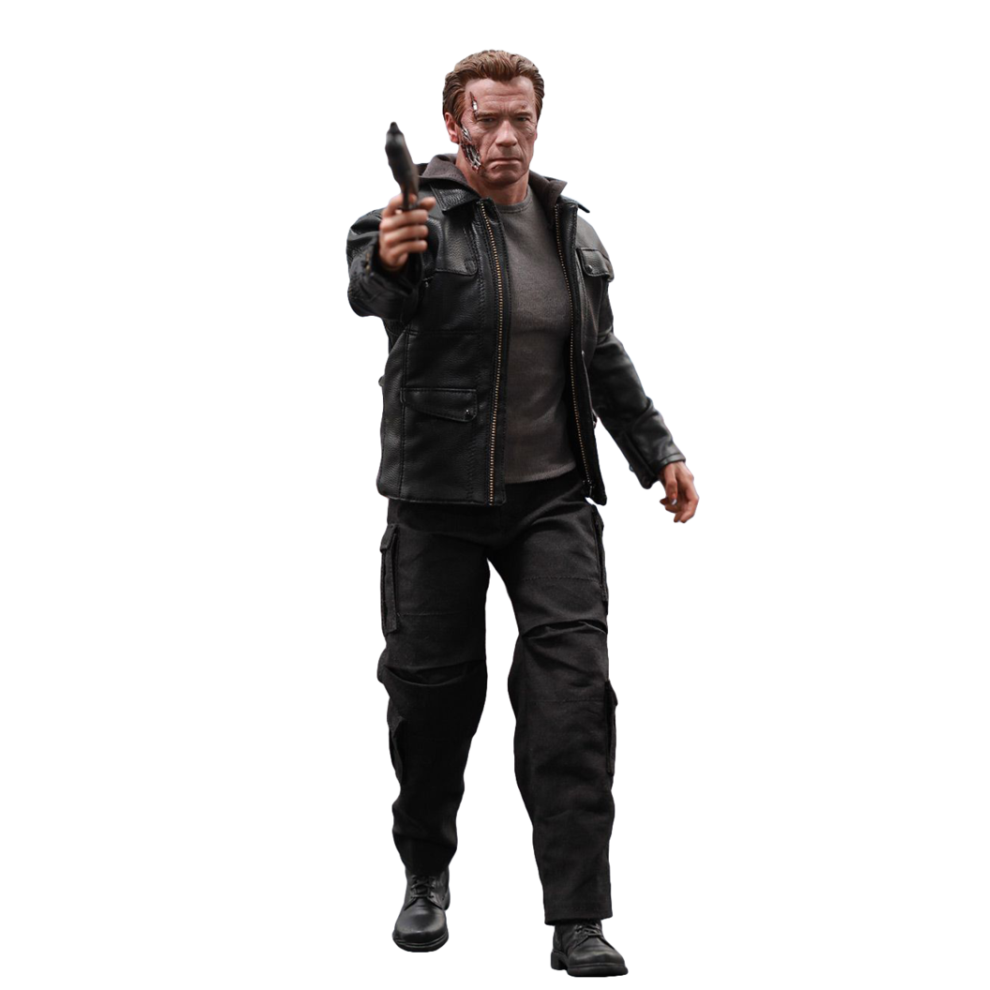 Hot Toys T-800 Guardian Figure From Terminator Genisys - Mms307