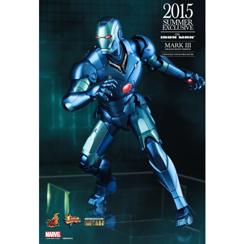 Hot Toys Figur Hot Toys MMS314D12 - Marvel Comics - Iron Man - Iron Man Mark 3 Stealth Mode Version 2